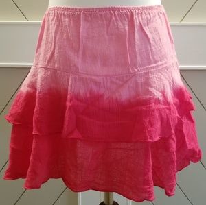 ⚡Sale⚡Tie dye Tiered Ruffle Swim Cover Up Skirt